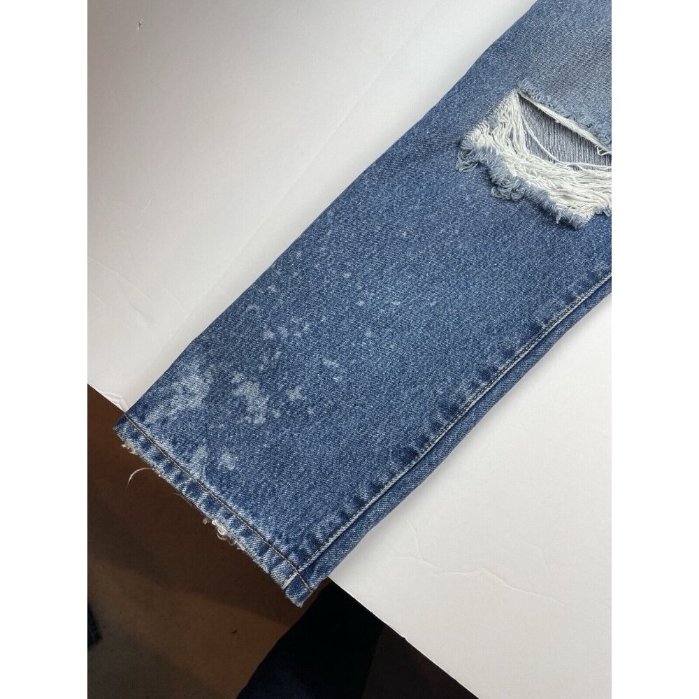 Levi's Premium 501 Original Cropped Women's Sz 31x26 Button Fly Distressed Jeans - Picture 5 of 16